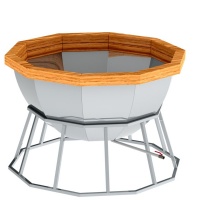 Банный чан 10 граней на подставке Банный чан 10 граней на подставке